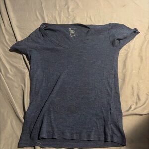 Free with paid item  Women's V-Neck Tee in Navy